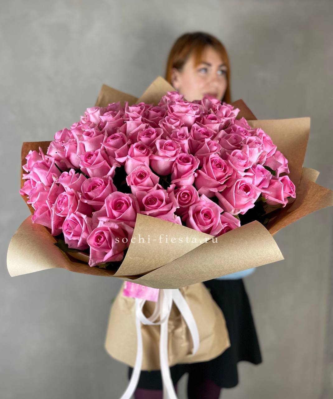 Розовые розы\
