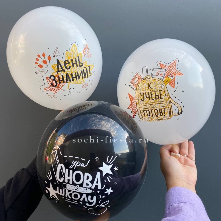 Воздушный шар к 1 сентября в Тюмени