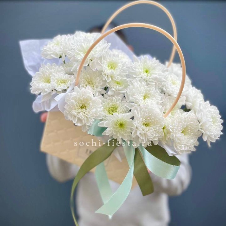 Сумочка с хризантемами в Тюмени