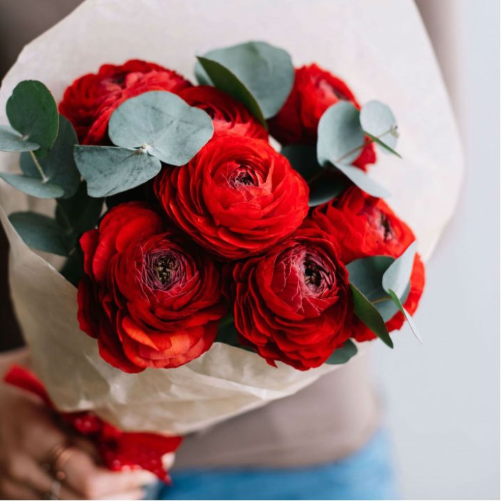 Букет ранункулюсов  в Тюмени