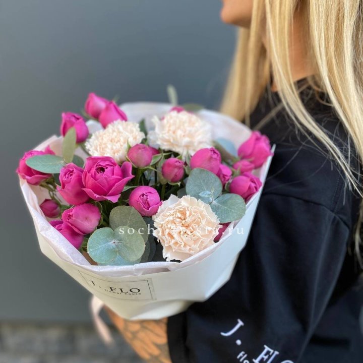 Букет с мисти бабблс №2 в Тюмени