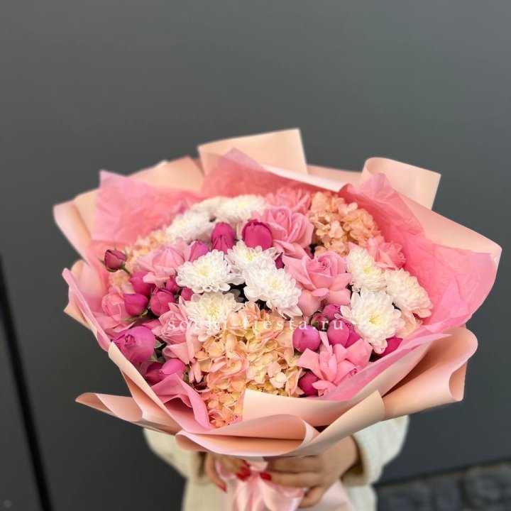 Букет "Нежное послание" в Тюмени