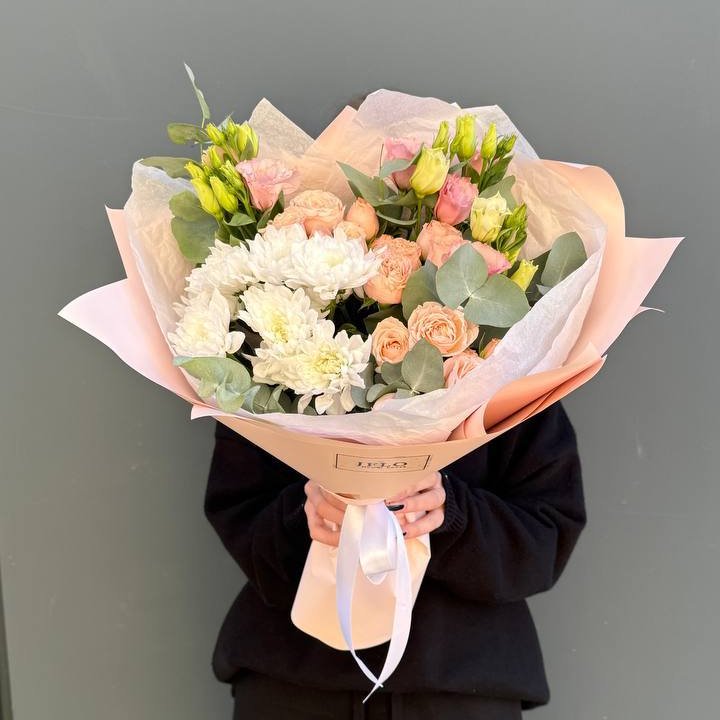 Букет "Персиковая нежность" в Тюмени