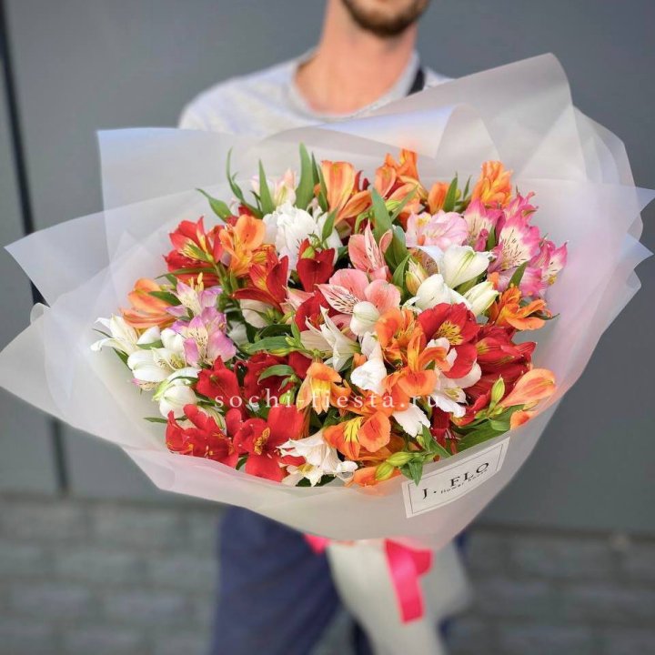 Микс альстромерий №5 в Тюмени