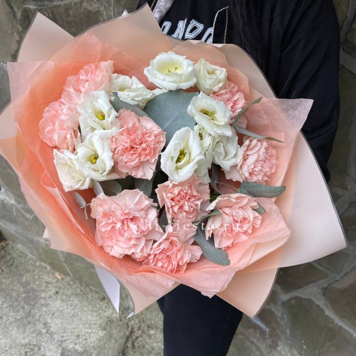  Букет диантусов "Пич" в Тюмени