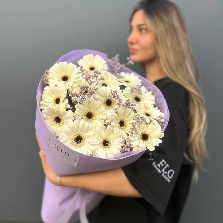 Букет голландских гербер "Лавандер" в Тюмени