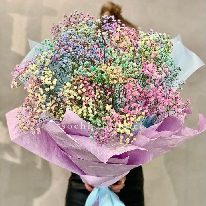 Радужные гипсофилы №2 в Тюмени