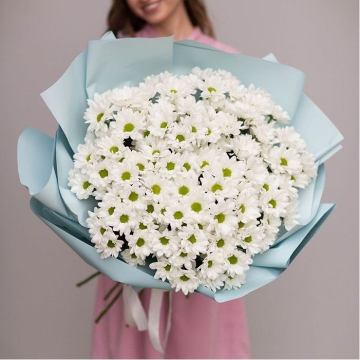  Букет хризантем "Бон-бон" в Тюмени