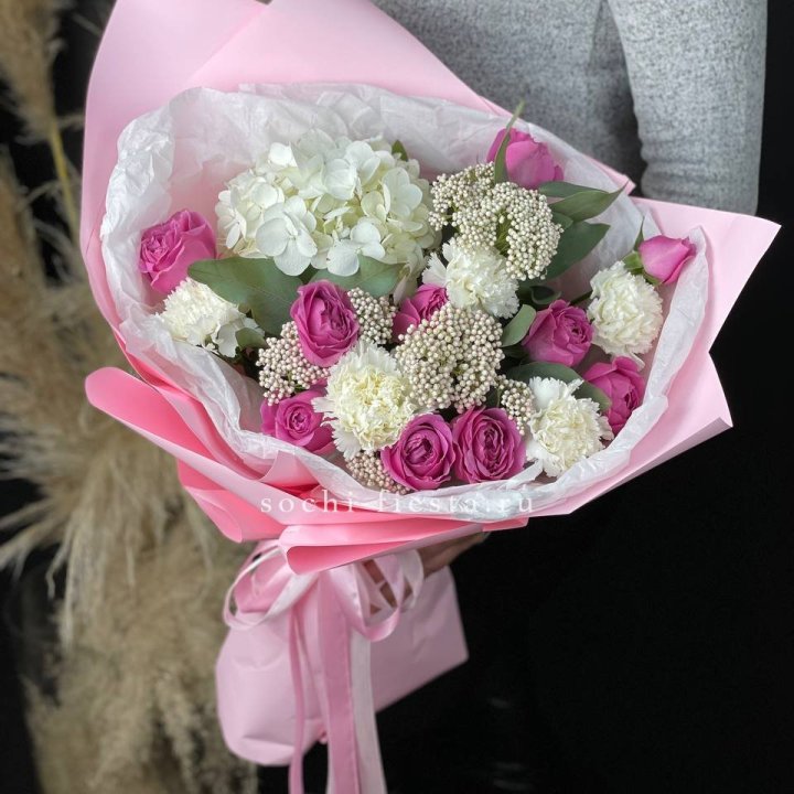 Букет с мисти бабблс №1 в Тюмени