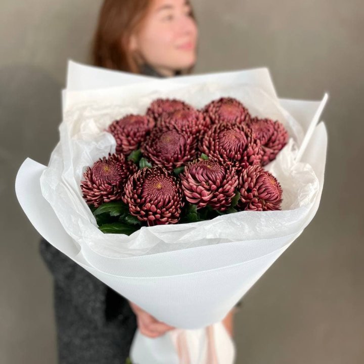 Букет хризантем "Касиопия" в Тюмени