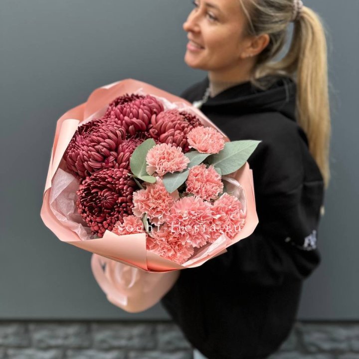 Дуо диантусы и бигуди в Тюмени