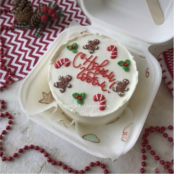 Бенто-торт "С Новым Годом!" в Тюмени