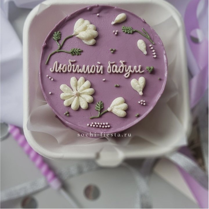 Бенто-торт "Любимой бабуле" в Тюмени