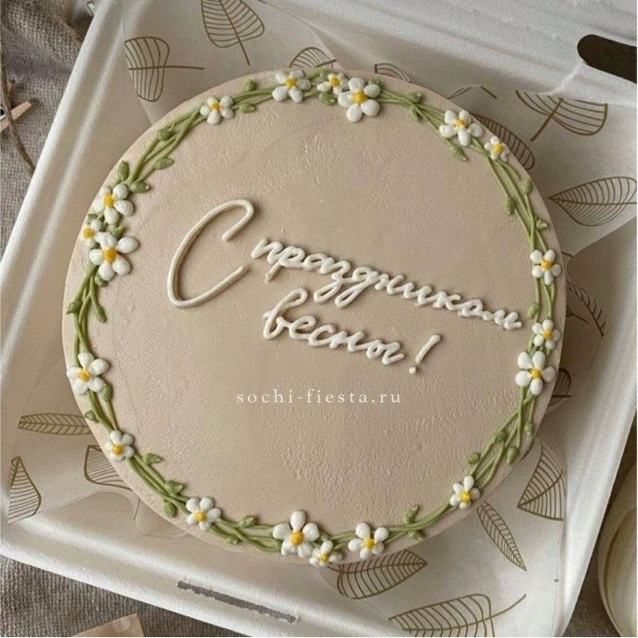 Бенто-торт "C праздником весны!"  в Тюмени