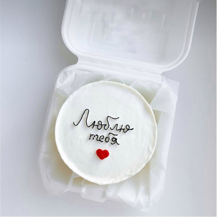 Бенто-торт "Люблю Тебя"  в Тюмени