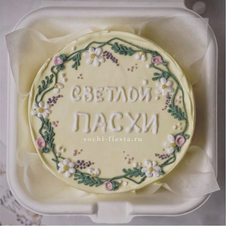 Бенто-торт "Светлой Пасхи" 2 в Тюмени