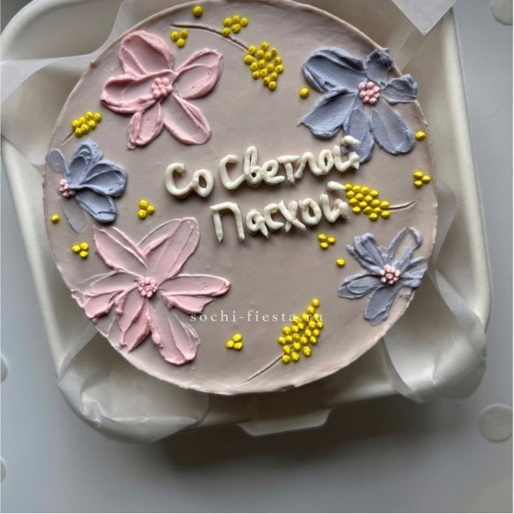 Бенто-торт "Светлой Пасхи" 3 в Тюмени