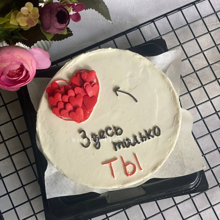 Бенто-торт "В моем сердце только ты"  в Тюмени