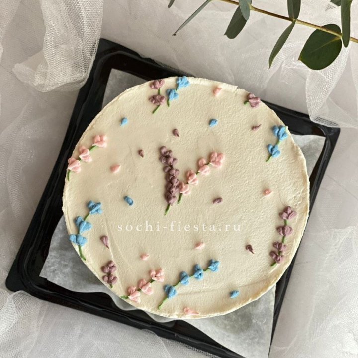 Бенто-торт "Лаванда" в Тюмени