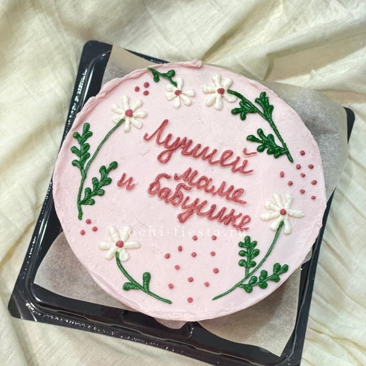 Бенто-торт "Лучшей маме и бабушке"  в Тюмени