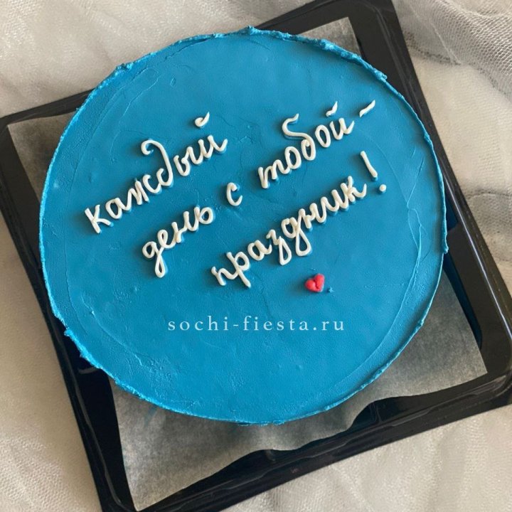 Бенто-торт "Каждый день с тобой праздник"  в Тюмени