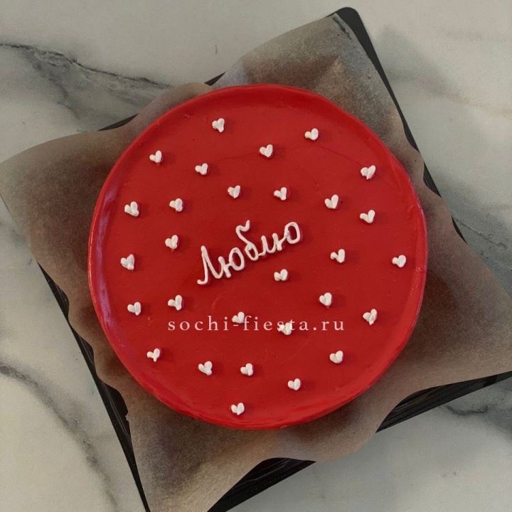 Бенто-торт "Люблю" в Тюмени