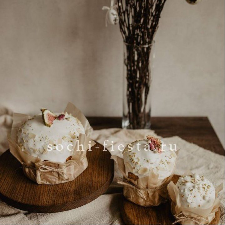 Кулич мини с изюмом в Тюмени