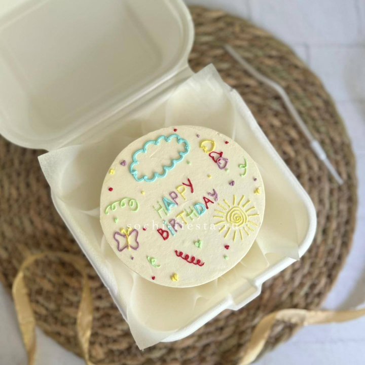 Бенто-торт "С днем рождения!"  в Тюмени