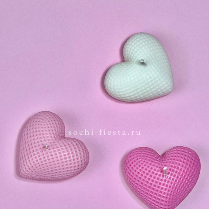 Набор свеч сердец в Тюмени