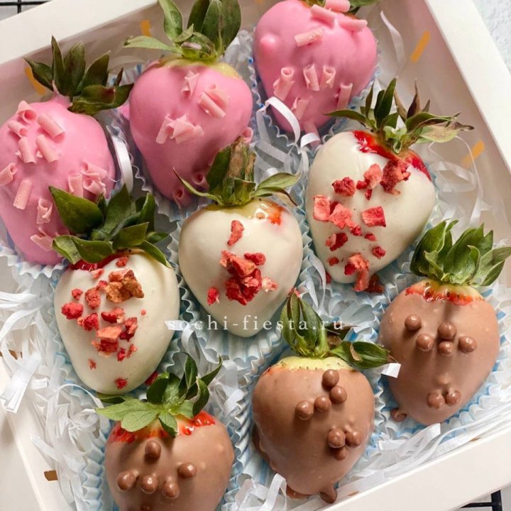 Клубника в шоколаде 9 ягод в Тюмени