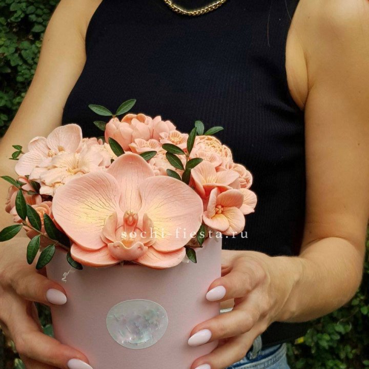 Шоколадный букет Орхидей в Тюмени