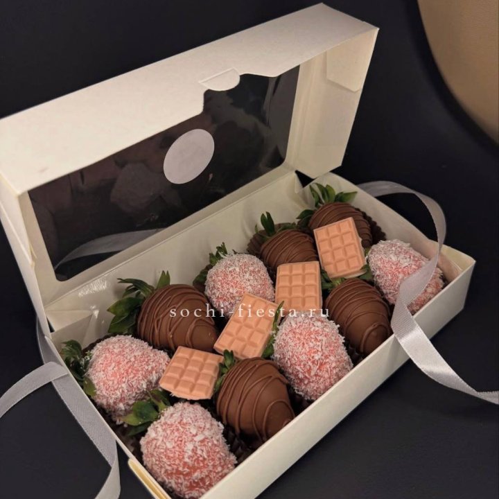 Клубника в шоколаде 10 ягод №2 в Тюмени