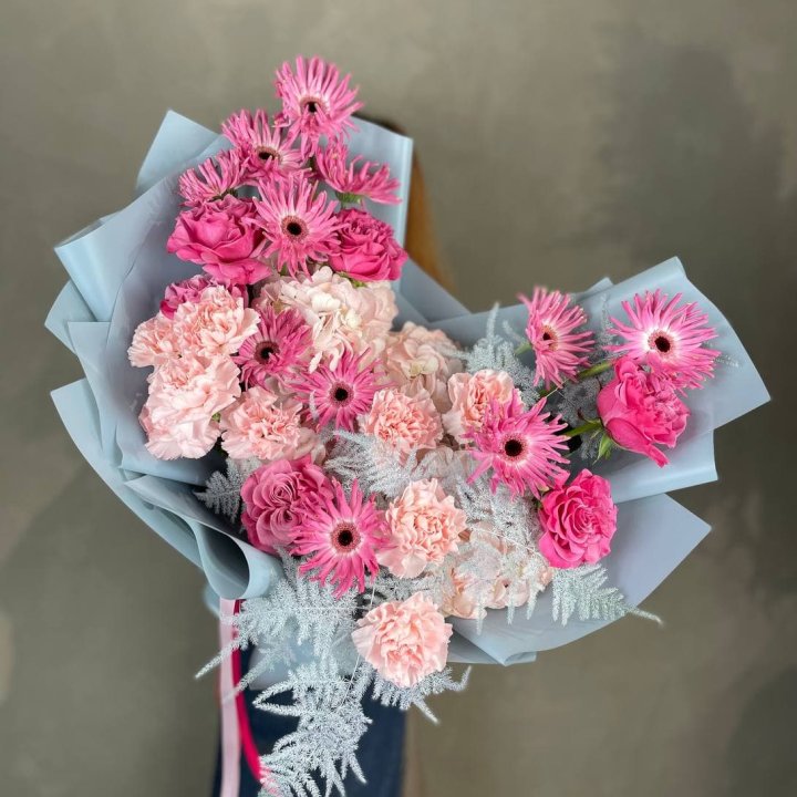 Дизайнерский букет "Свит хаер" в Тюмени