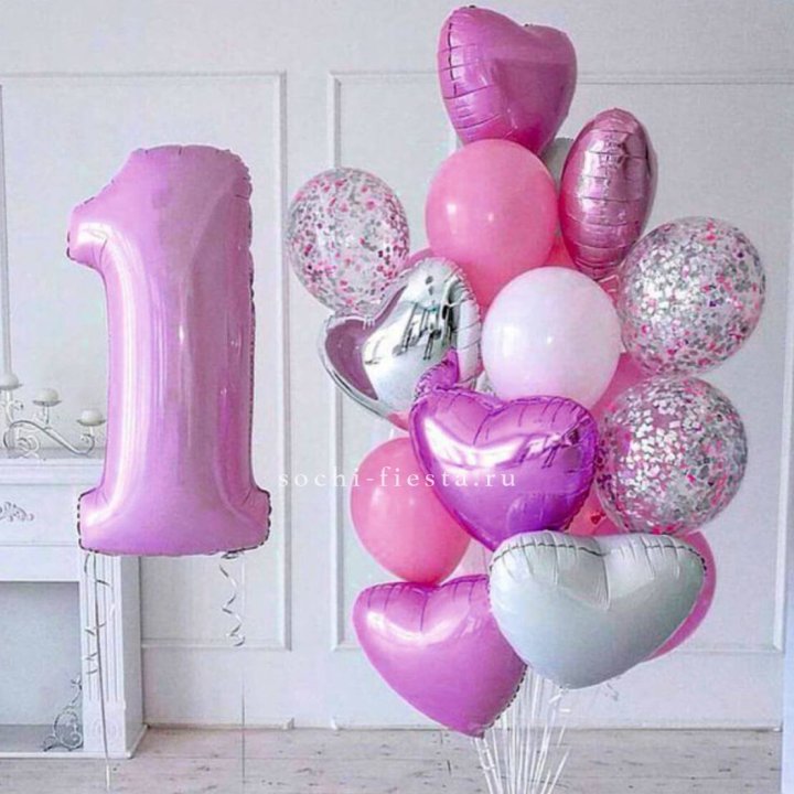 Набор шаров "С днем рождения" в Тюмени