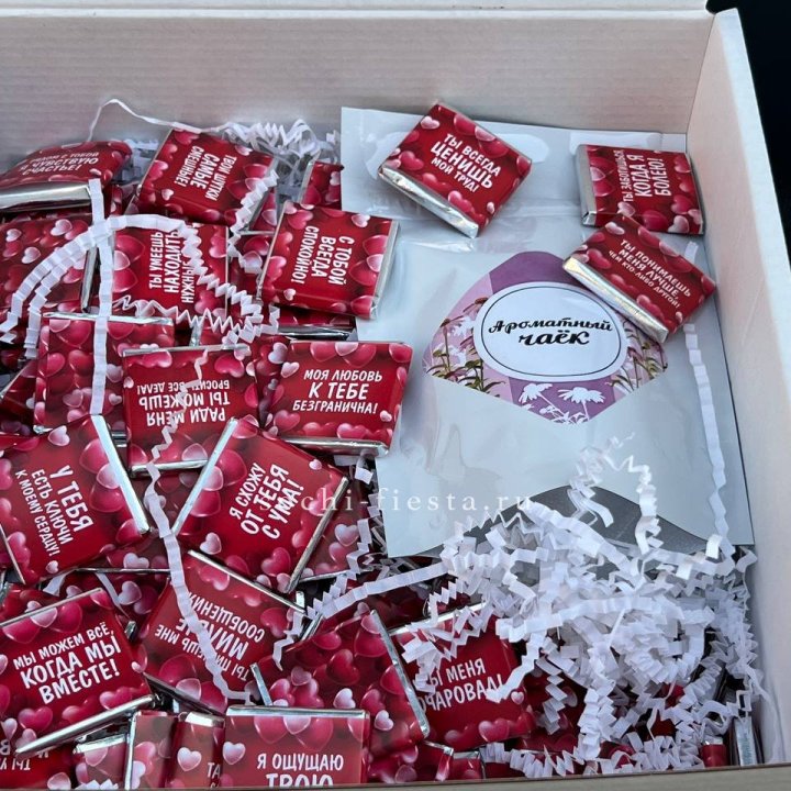 Набор Шоколад и Чай "101 причина любви" в Тюмени