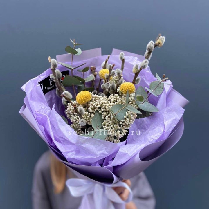 Букет с Вербой №1 в Тюмени