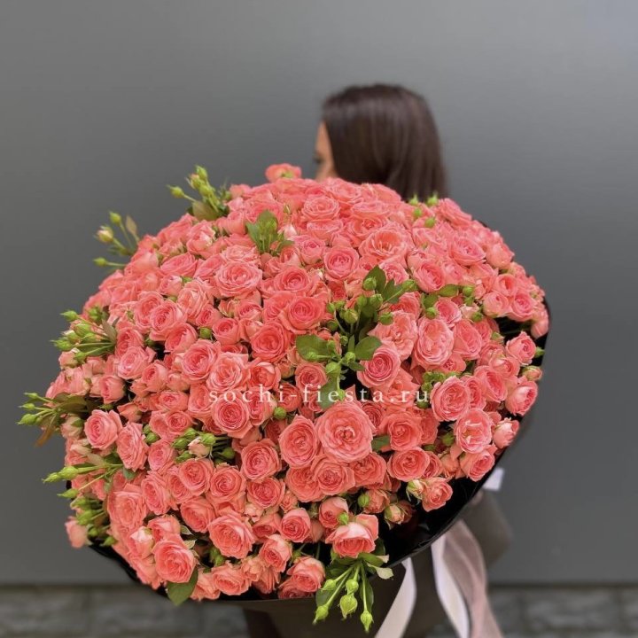 101 кустовая роза Барбадос в Тюмени