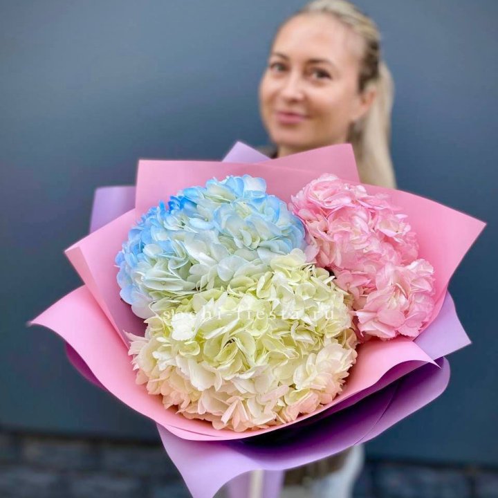 Букет гортензий "Тоника" в Тюмени