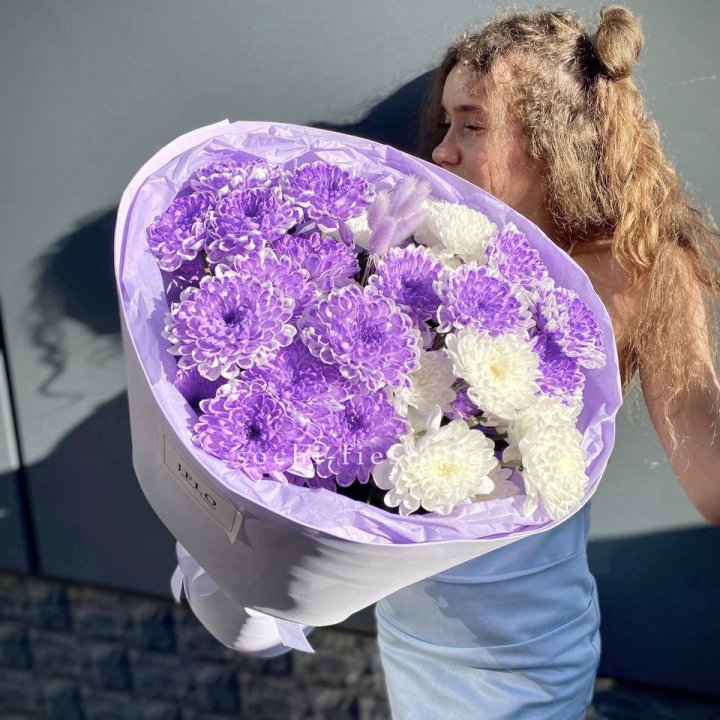  Букет хризантем "Сирена" в Тюмени