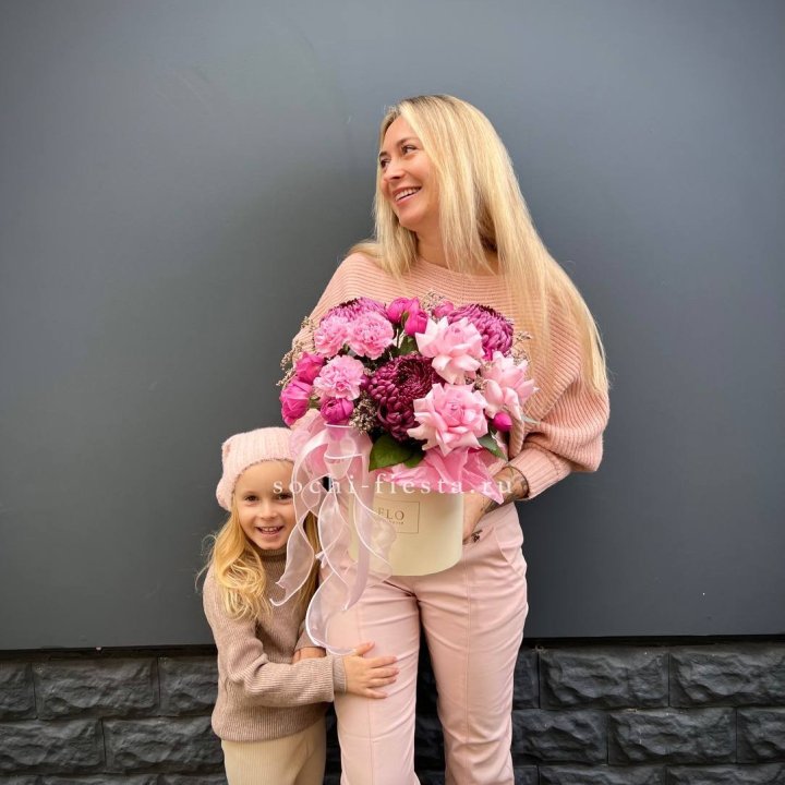 Цветочный бокс "Альба" в Тюмени