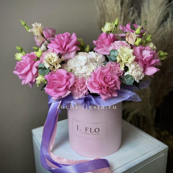 Цветочная коробка "Мишель" в Тюмени