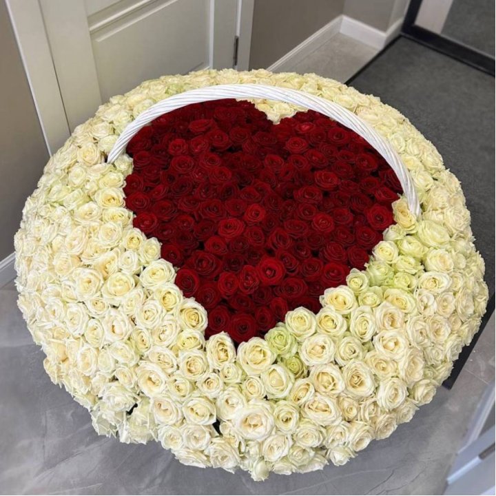 501 роза сердце в Тюмени