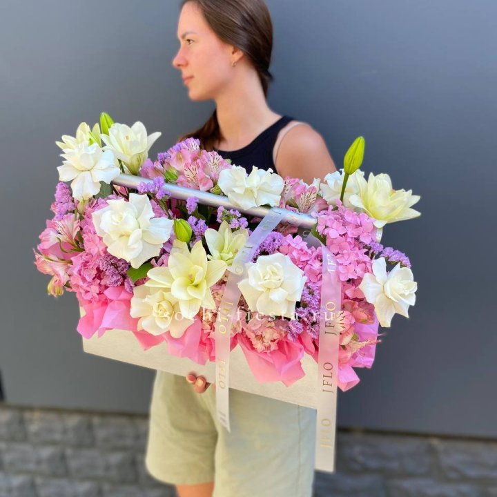 Большой бокс розовый в Тюмени