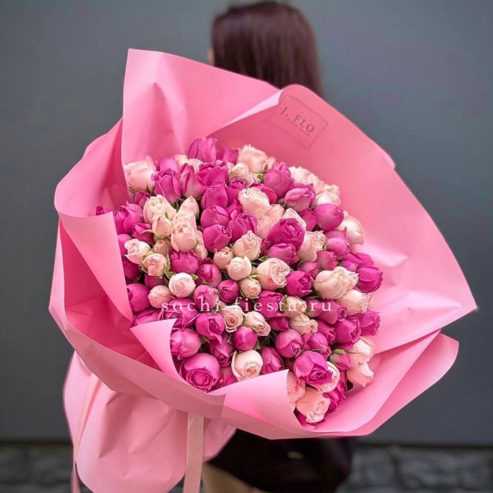 51 кустовая роза  в Тюмени