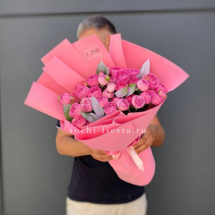 Пионовидные розы баблс №2 в Тюмени