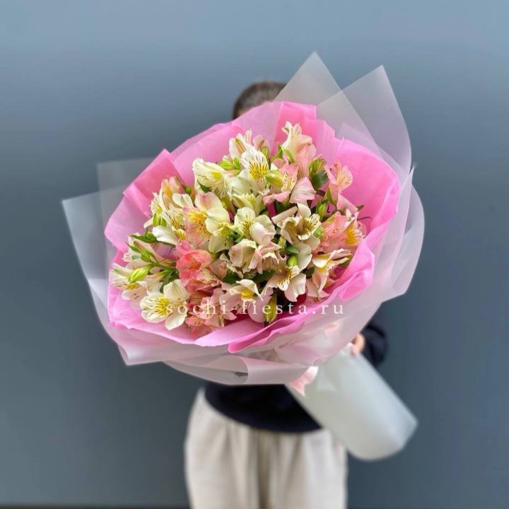 букет альстромерий "Черри" в Тюмени