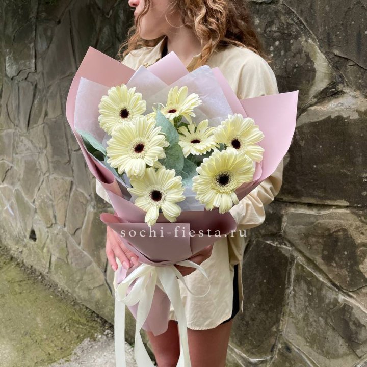 Букет голландских гербер  в Тюмени