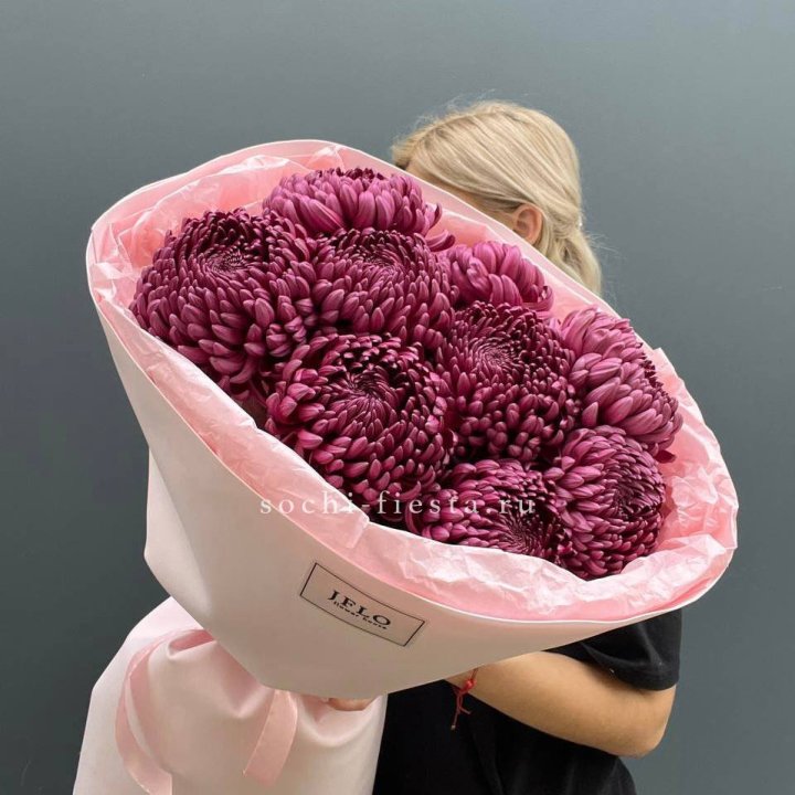 9 хризантем бигуди в Тюмени