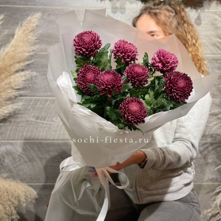 Хризантемы Бигуди в Тюмени