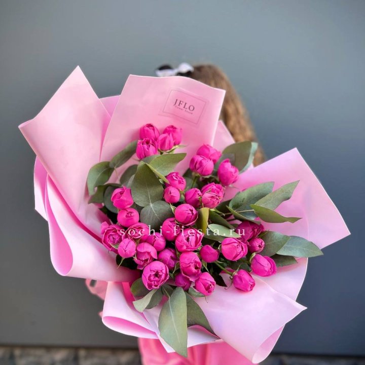 Пионовидные розы баблс в Тюмени